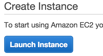 EC2 Launch Instance